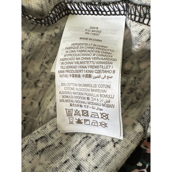 Boden Smocked Jersey Shirt Dress, Floral Pattern Women's Size 10R - Picture 10 of 11